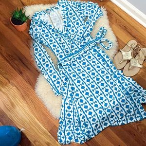 Beautiful Geometric Wrap Dress